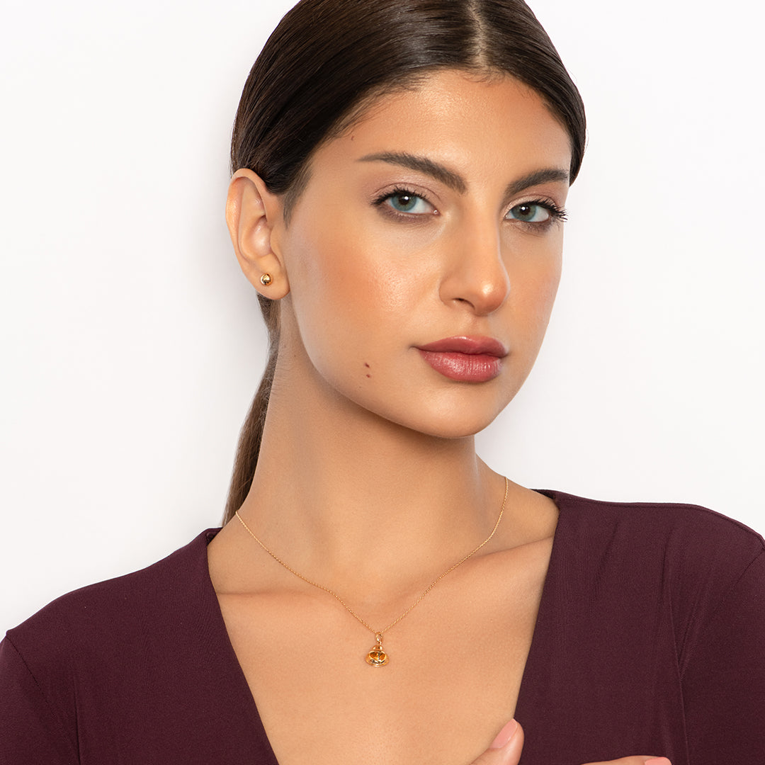 Bell Pendant in 18K Yellow Gold