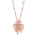 Carine Double Strings Starburst Diamond Pendant by Liali Jewellery- shop online through www.lialijewellery.com - World wide shipping - free shipping in UAE