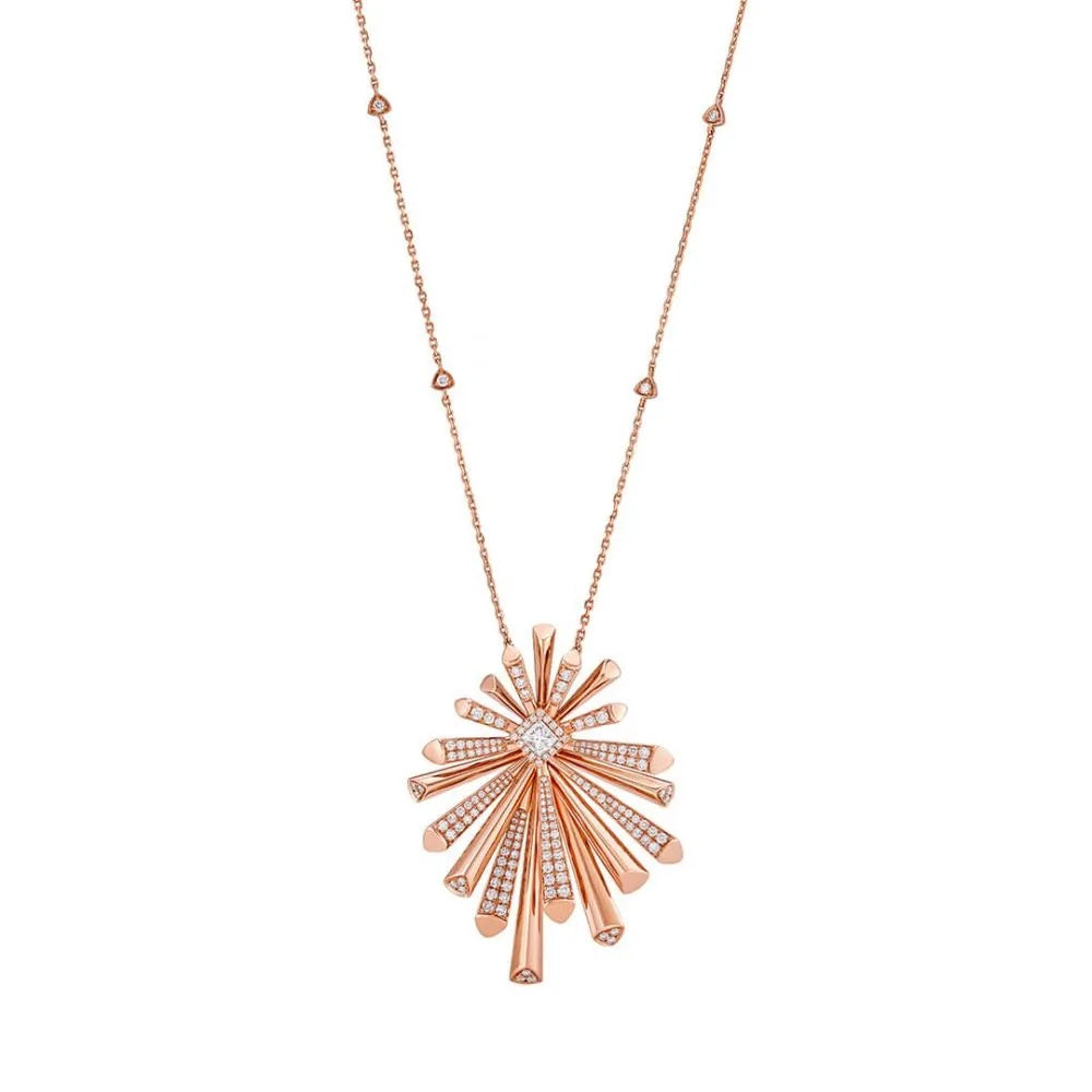 Carine Single Strings Starburst Diamond Pendant - Large By Liali Jewellery - Shop jewellery online through www.lialijewellery.com 