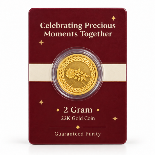 22K 2 gram Gold Coin