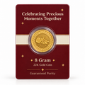 22K 8 gram Gold Coin