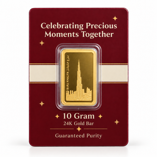 24K 10 Gram Gold Bar