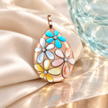 Chromatic Garden Mother-of-Pearl Pendant