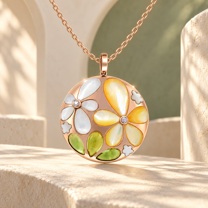 Soleil Garden Mother-of-Pearl Pendant