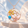 Jardin Papillon Mother-of-Pearl Pendant