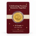 22K 4 gram Gold Coin