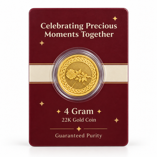 22K 4 gram Gold Coin
