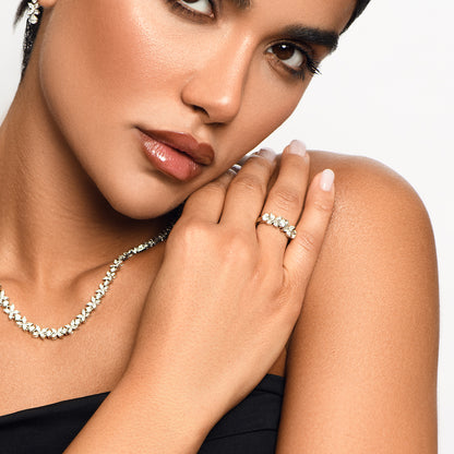 Red Carpet Half Eternity Round and Marquise Diamond Ring