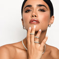 Red Carpet Half Eternity Round and Marquise Diamond Ring