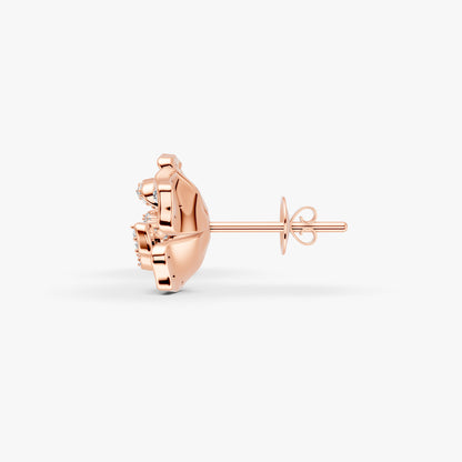 Rosea Eternal Bloom Diamond Earrings in 18K Rose Gold