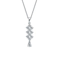 18K White Gold - Joie de Vivre Diamond Pendant by Liali Jewellery - Best diamond jewellery in UAE 