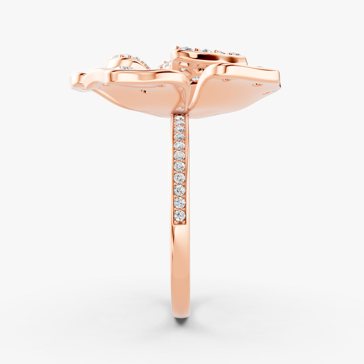 Rosea Diamond Ring in 18K Gold
