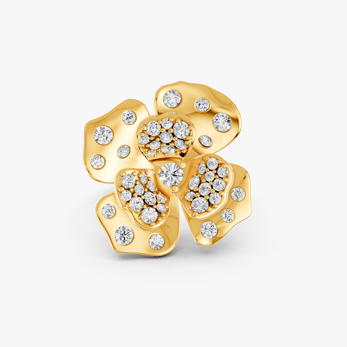 Rosea Diamond Ring in 18K Gold
