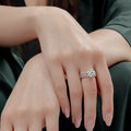Grand Lumiere Mirage Diamond Ring in 18K White Gold