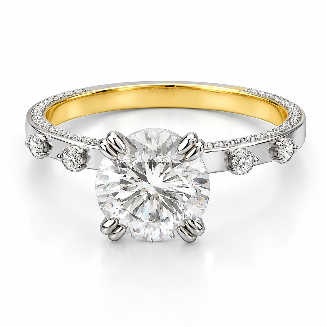 Marielle Diamond Ring in 18K Gold