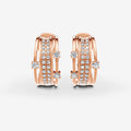 Midnight Rose Diamond Earrings - Small by Liali Jewellery - shop jewellery online through www.lialijewellery.com - world wide shipping - free delivery in UAE 