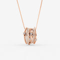 Midnight Rose Diamond Pendant - Large by Liali Jewellery | Shop Online 