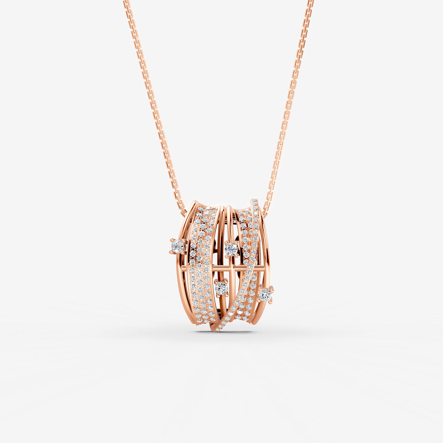 Midnight Rose Diamond Pendant - Large by Liali Jewellery | Shop Online 