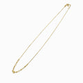 Textured Sphere & Link 18K Yellow Gold Necklace