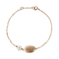 Pearl necklace in 18k Yellow Gold 