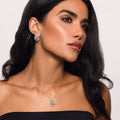Red Carpet Pear Shaped Diamond Earring