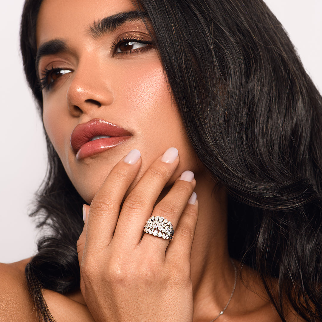 Red Carpet Pear and Marquise Diamond Ring - Large