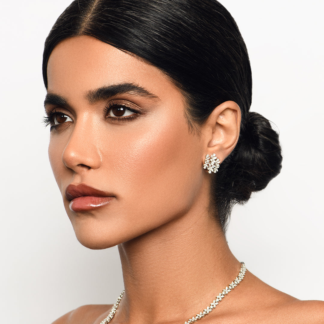 Red Carpet Round and Marquise Diamond Earring