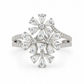 18K White Gold 