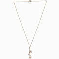 Sakura Triple-Drop Pearl Lariat Pendant in 18K Yellow Gold