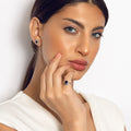 Precious Royal Sapphire Ring in 18K White Gold & Diamonds