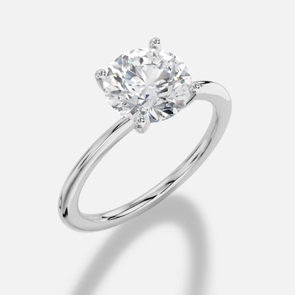 1.50 Carat Natural Round Diamond Solitaire Ring