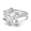 Crown Royale 6-Prong Solitaire Ring in 18K White Gold
