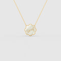 Ummi Diamond Pendant in MOP & 18K Gold