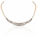 Midnight Rose Royale Diamond Necklace in 18K Rose Gold