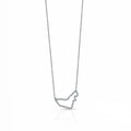 The UAE Legacy Diamond Pendant in 18K White Gold