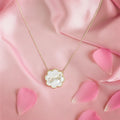 Ummi Diamond Pendant in MOP & 18K Gold