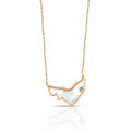 Emirates Pride Diamond Pendant in 18K Rose Gold
