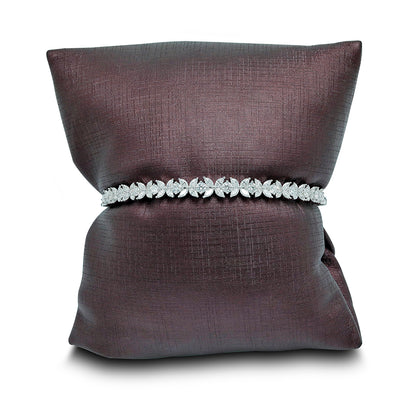 Red Carpet Round and Marquise Diamond Bangle