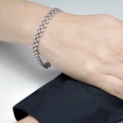 Joie de Vivre Diamond Bracelet 18K White Gold
