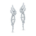 Red Carpet Timeless Grace: Diamond Hanging Earrings