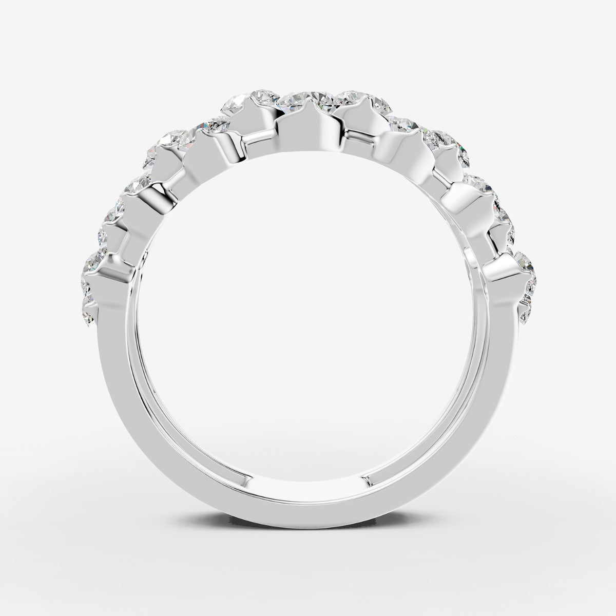 Amara 3 Line Diamond Ring