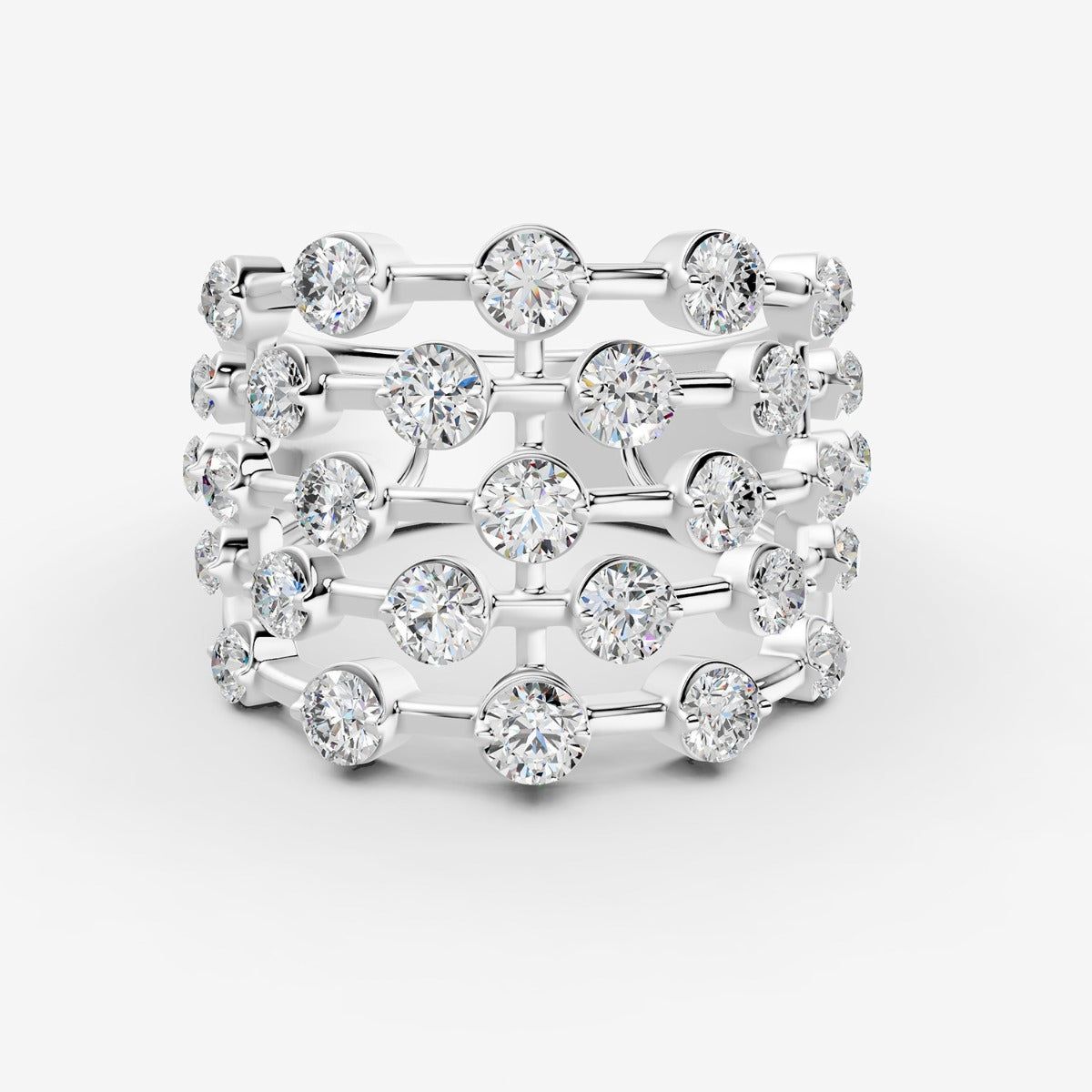Amara 5 Line Diamond Ring