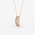 Amara Pendant in 18K Rose Gold- Large