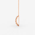 Amara Pendant in 18K Rose Gold- Large