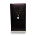 Daily wear diamond pendant in 18K yellow gold-1