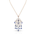 Starlight Sapphire: Red Carpet Pendant
