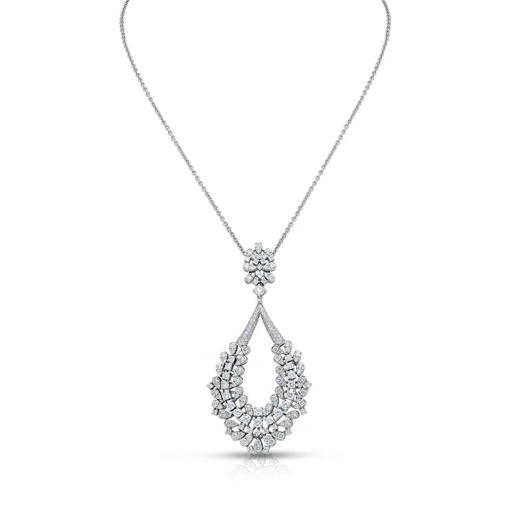Scarlet Sparkle: Red Carpet Statement Pendant