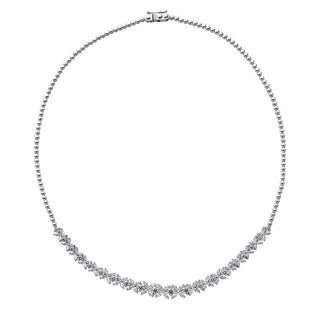 Red Carpet Round and Marquise Diamond Necklace