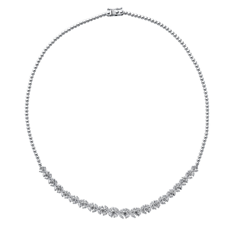 Red Carpet Round and Marquise Diamond Necklace