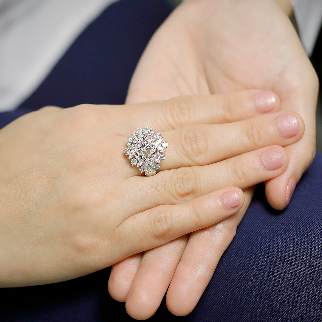 Red Carpet Pear and Marquise Diamond Ring